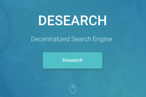 Bitclave desearch home page