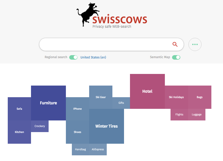 Swisscows home page